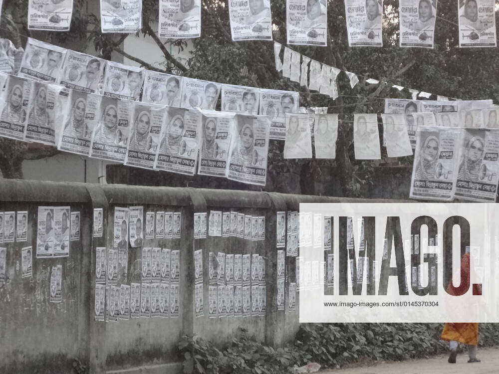 December 19 2021 Naogaon Bangladesh The Local Election Campaign