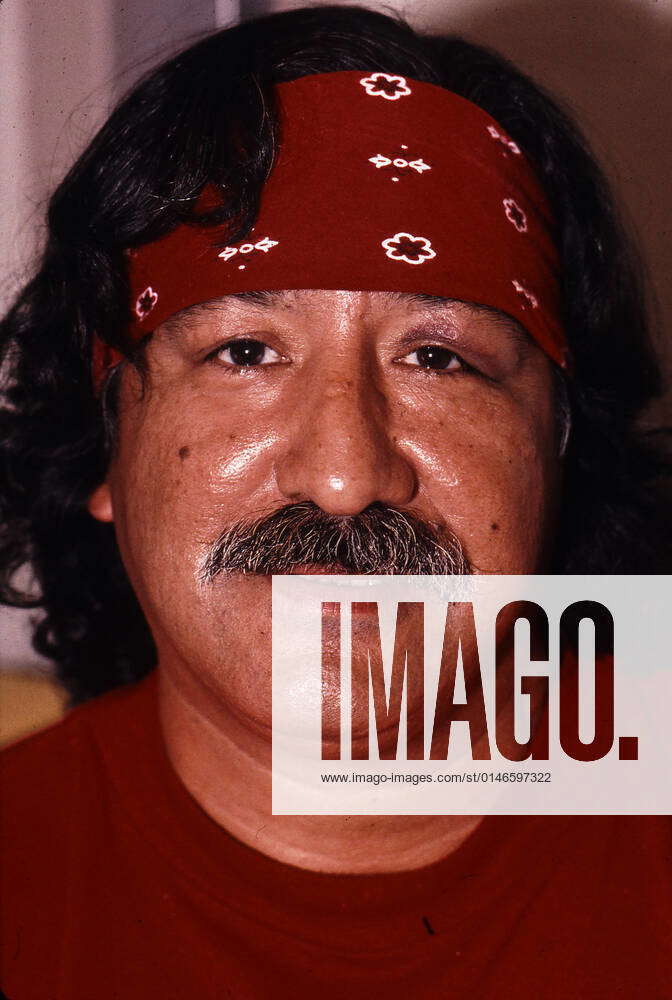 Native American Pine Ridge Wounded Knee activist LEONARD PELTIER, is in
