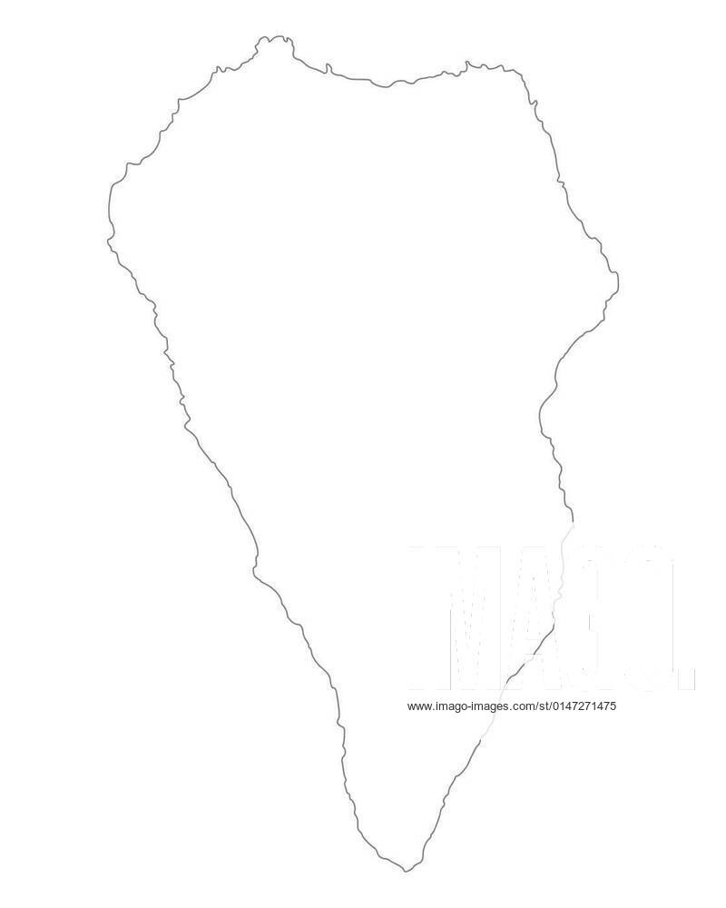 Map of la palma