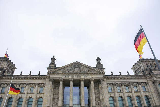 Symbolic image Bundestag Germany, Berlin, on 08 01 2024 The Bundestag ...