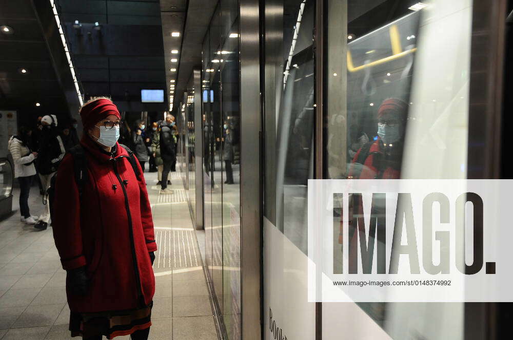 Copenhagen Denmark. 21 January 2022 Get corona covid19 quick test free and keep social distance