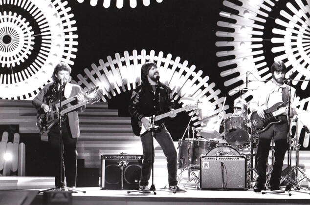 JANUARY 01: Country Group Alabama L R: Jeff Cook, Randy Owen, Mark ...