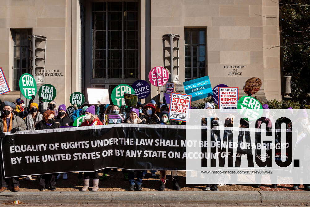 Rally And March For The Equal Rights Amendment Protesters Deliver A