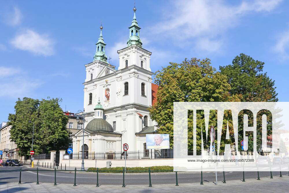 The Collegiate Church of St. Florian. It stands at the northern end of ...