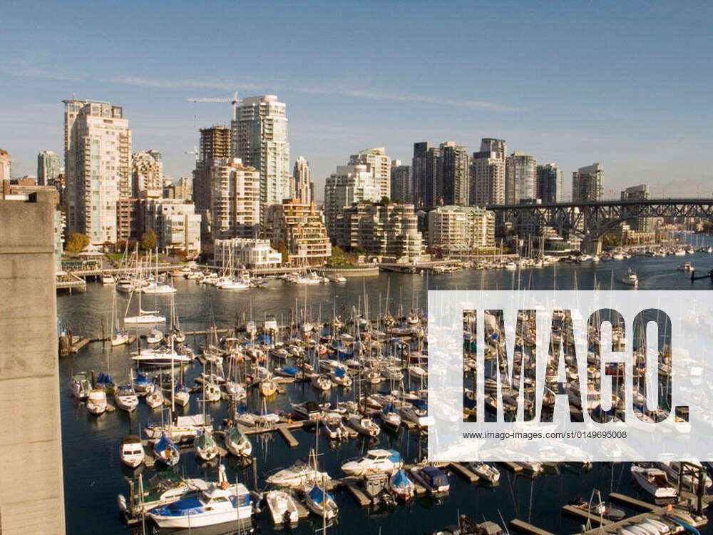 Yaletown, False Creek, downtown Vancouver, BC, Canada, from Burrard