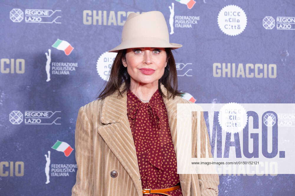Italy: Premiere of film Ghiaccio in Rome Chantal Sciuto attends the