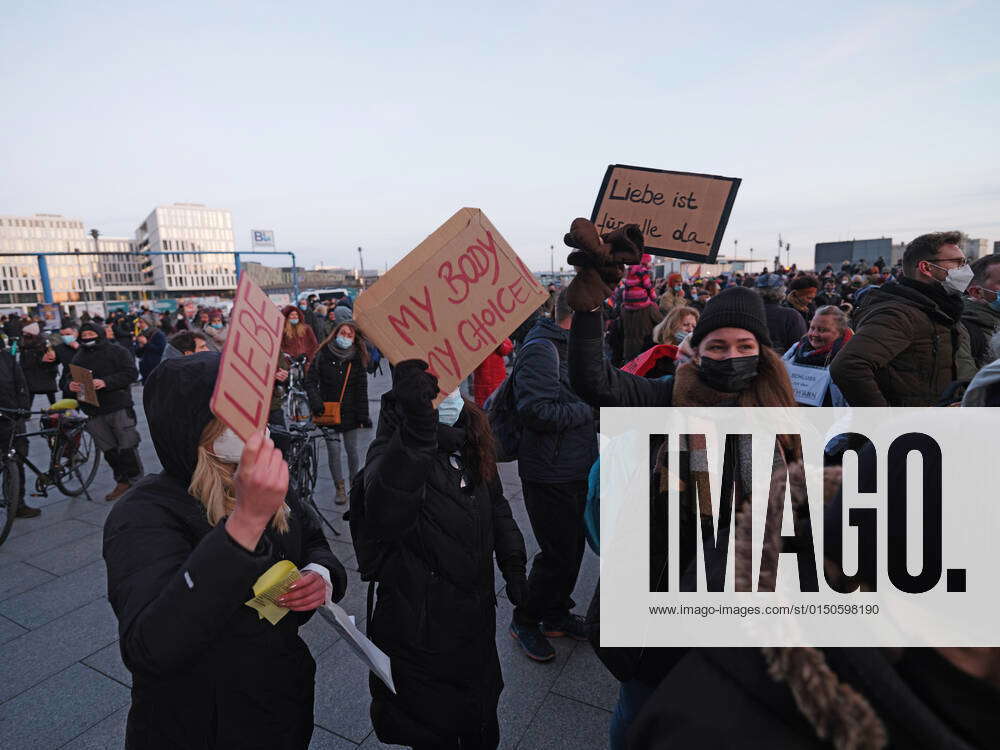 Symbol GER, 20220212, Berlin, Demo Am Washington Platz, Friedlicher ...