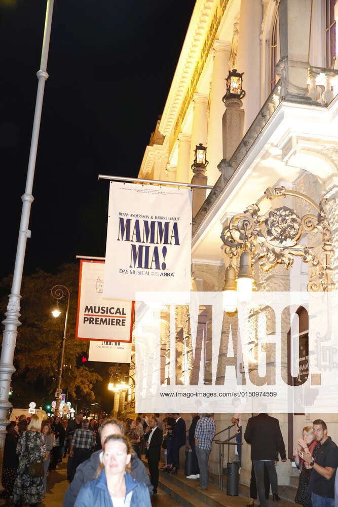 exterior view Mamma Mia the Musical Gala Premiere on 22 September 2019 ...