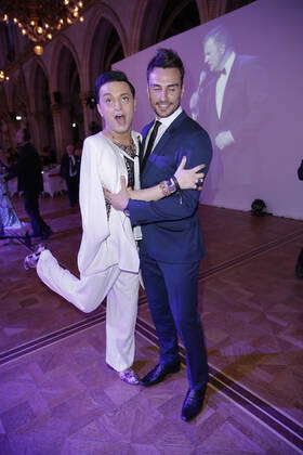 Julian F M Stoeckel Oleg Justus Vice Mister Germany 2016 Movie Ball ...