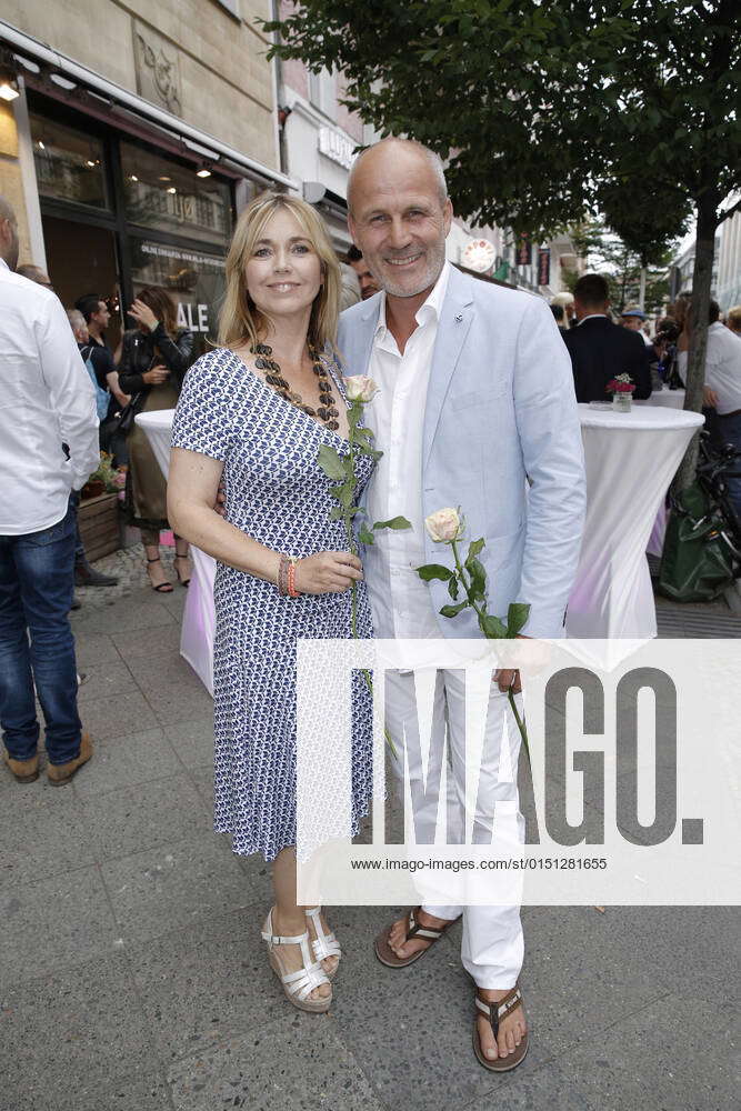 Tina Ruland with Husband Claus G Oldörp Grand Opening Luxuslashes ...