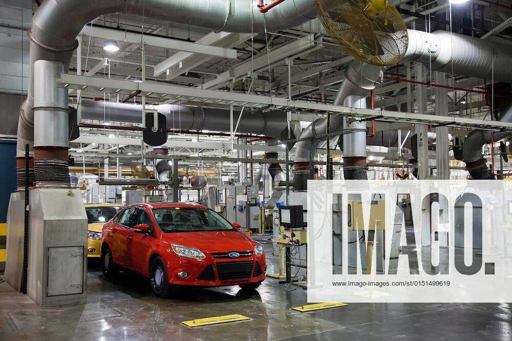 Wayne, Michigan The 2012 Ford Focus at Ford Motor Co s Michigan Assembly Plant Here, finished