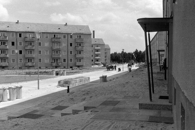 Bau Wohngebiet Waldstadt I Potsdam 1963 Historisches Bild und Foto: Bau ...