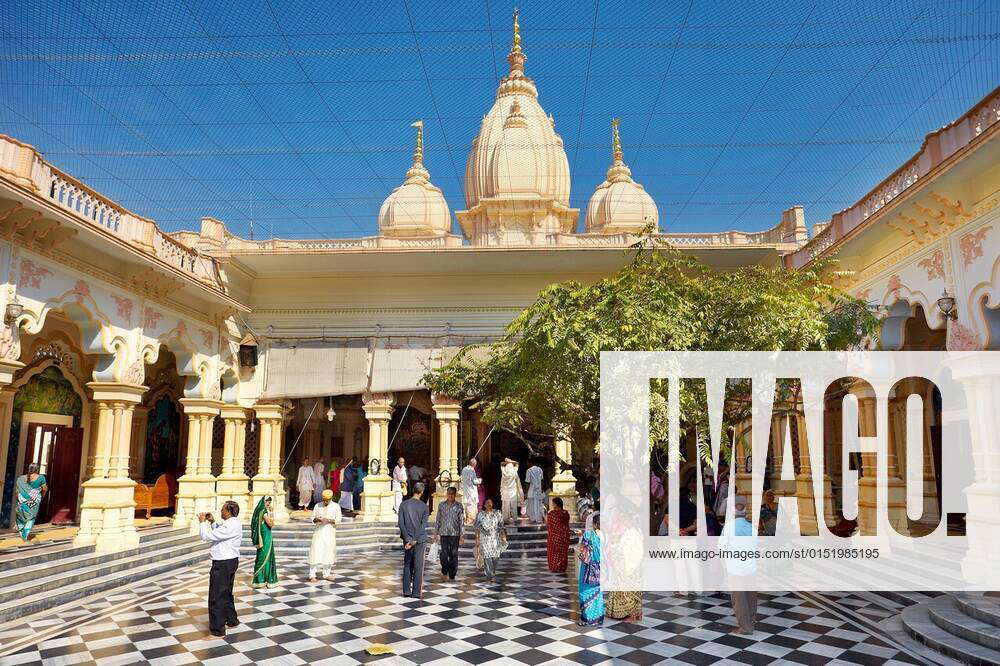 Hare Krishna at temple in Vrindavan, Uttar Pradesh, India, Asia ...