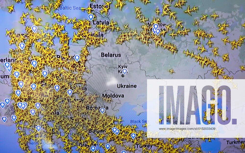 Ukraine Airspace Closed To Civilian Flights Illustration Taken In ...