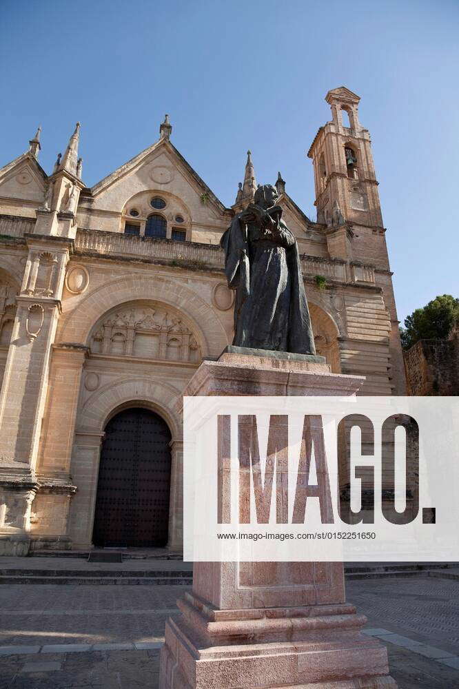 Statue of Pedro Espinosa outside the church, Antequera, Malaga