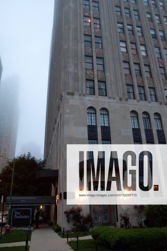 The Powhatan, or Powhatan Apartments, a 22story, luxury, Art Deco apartment building overlooking