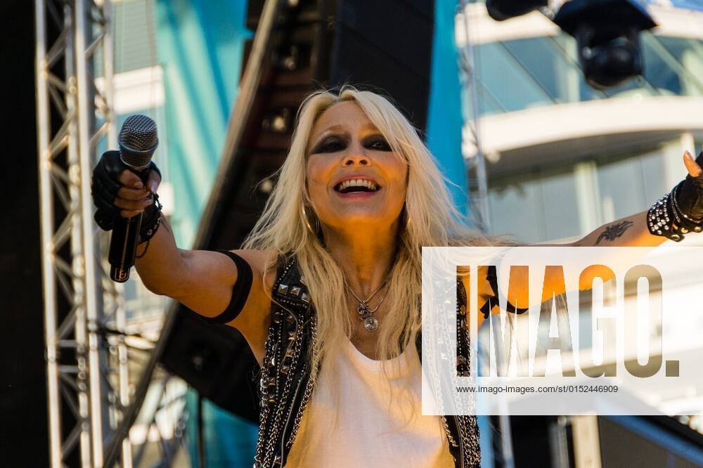 Kiel, Germany. 5th June, 2015. The musicians Skyline feat. Doro are