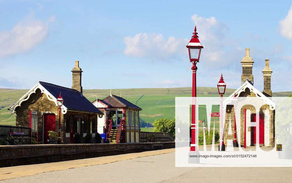 Garsdale Station, Settle to Carlisle Railway Line, Yorkshire Dales ...