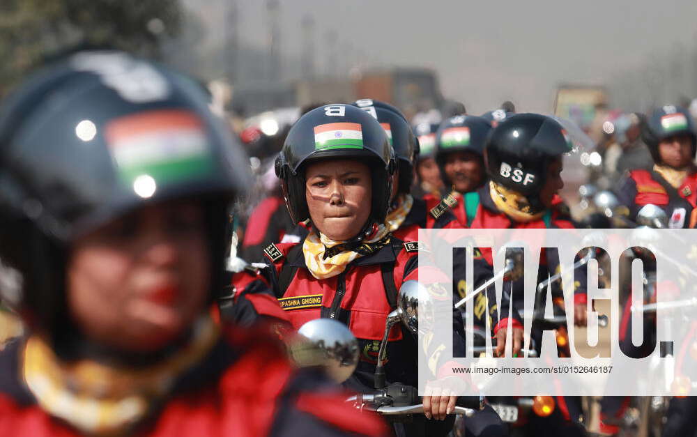 March 8, 2022, New Delhi, India: Indian Border Security Force (BSF ...