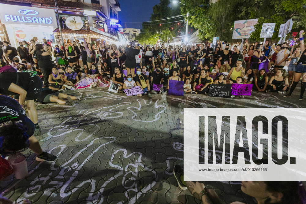 International Womens Day Demonstration In Playa Del Carmen PLAYA