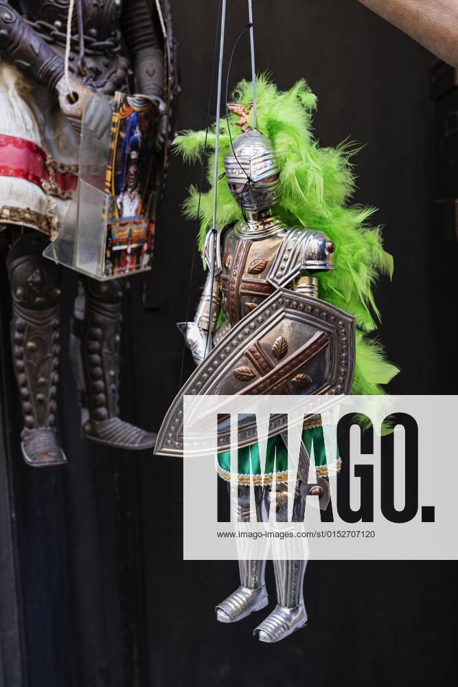 Knight, Puppet theater, Palermo, Sicily, Italy, Europe