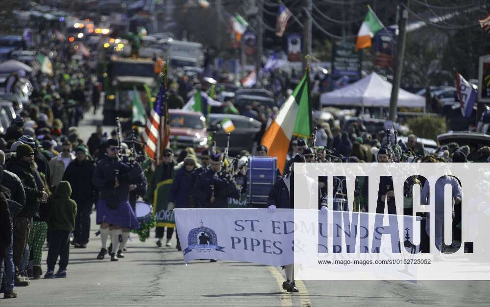 The St. Patrick s Day Parade In Mahopac, New York Citizens participate