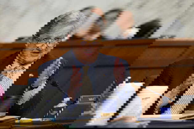 United States Senator John Neely Kennedy walks through the Senate Subway at  the United States