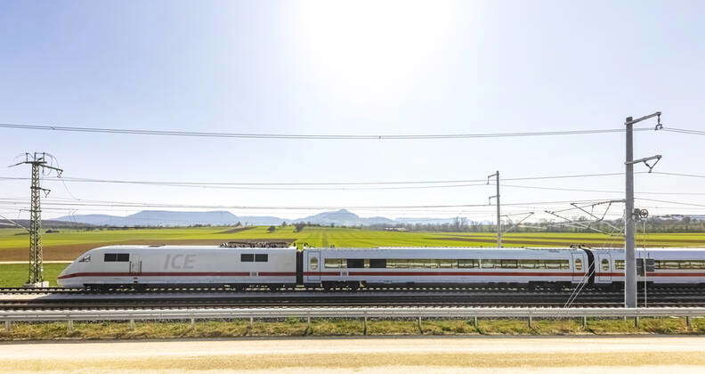 At 250 Kilometers Per Hour Over The Swabian Alb New Rail Line From ...