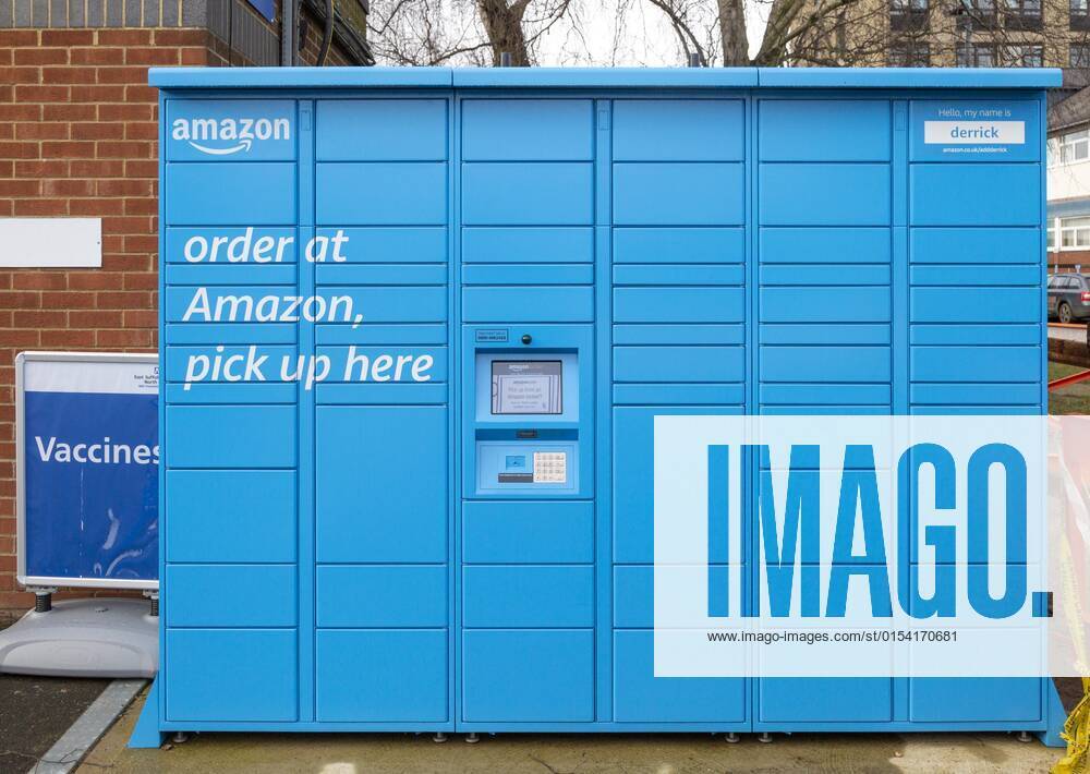 Blue Amazon Collection Point Locker Location, Ipswich Hospital, Suffolk