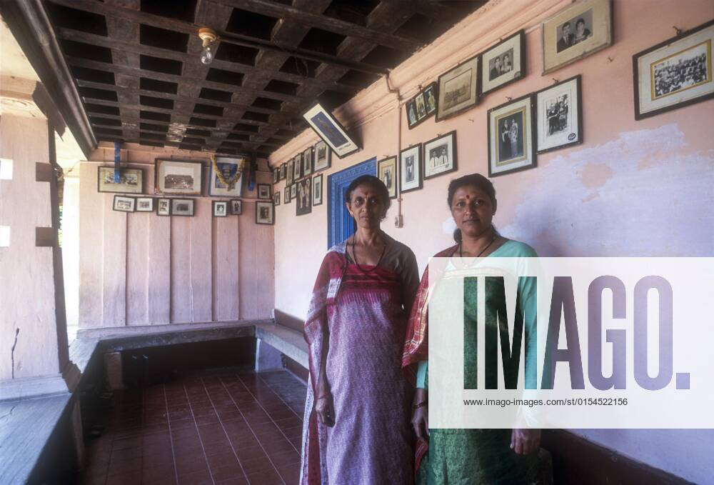 Kodava women in their traditional house in Kodagu, Coorg, Karnataka ...