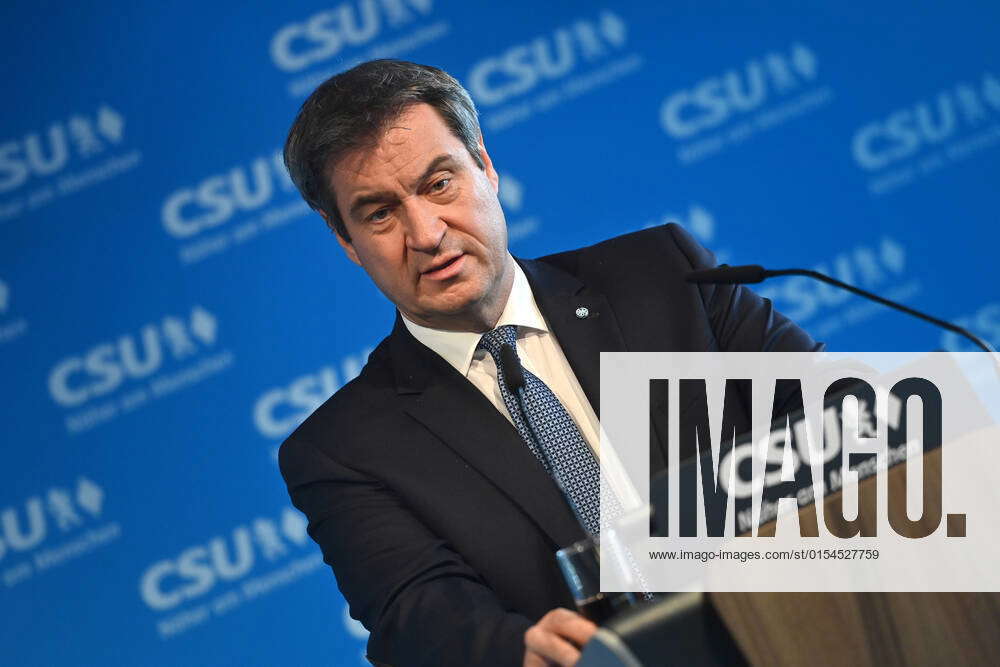 Markus SOEDER Ministerpraesident Bayern und CSU Vorsitzender , single ...