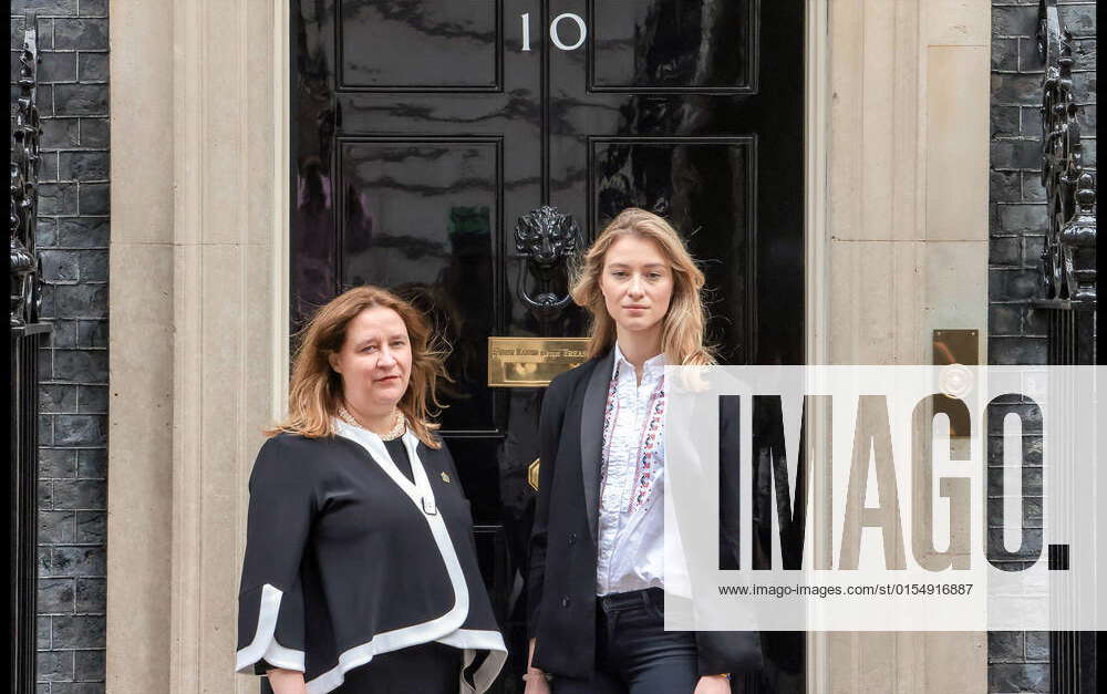 . 07 04 2022. London, United Kingdom. Points of Light Award. Magdalena Harvey (L) & Kateryna