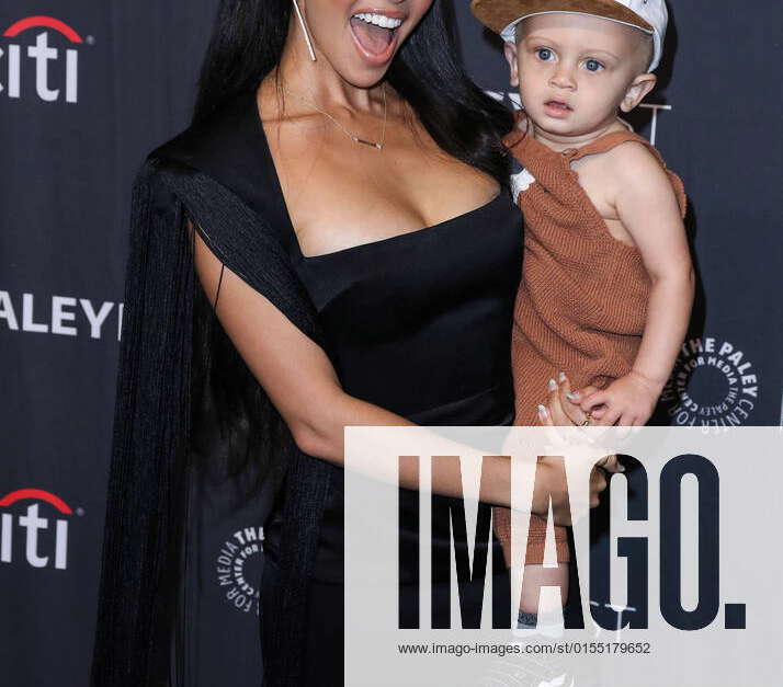 HOLLYWOOD, LOS ANGELES, CALIFORNIA, USA - APRIL 09: Canadian actress  Vanessa Morgan and son River Kopech arrive at the 2022 PaleyFest LA - The  CW's 'Riverdale' held at the Dolby Theatre on