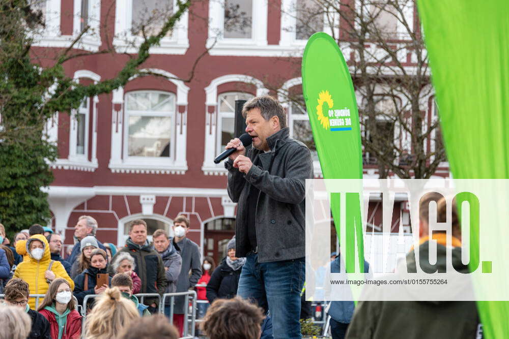 Kiel 14 April 2022 Election Campaign Bündnis 90 Die Grünen In Schleswig Holstein Federal 8133