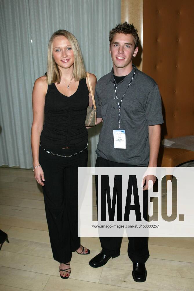 Bret Harrison and date Colleen at the FOX Network TCA party at Sky Bar ...