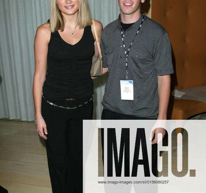 Bret Harrison and date Colleen at the FOX Network TCA party at Sky Bar ...