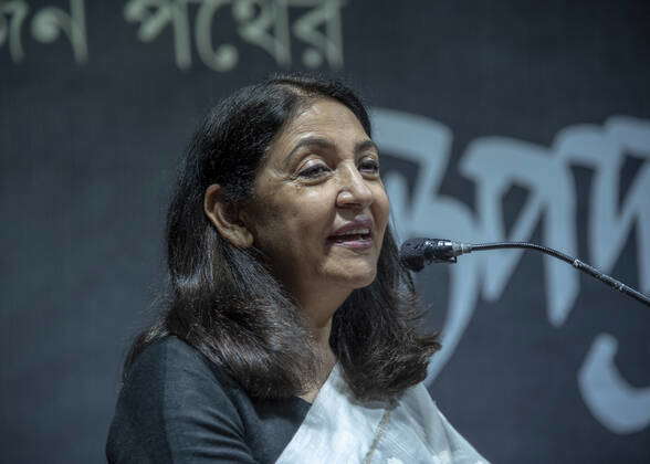 Deepti Naval at Kolkata Inauguration program of the Bengali version of ...