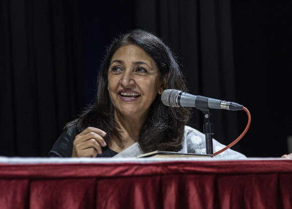 Deepti Naval at Kolkata Inauguration program of the Bengali version of ...