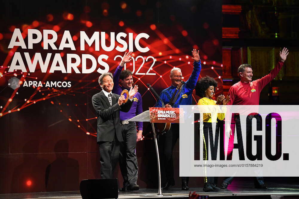 2022 APRA MUSIC AWARDS, The wiggles perform on stage during the 2022