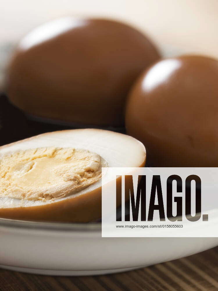 Close up of a bowl of braised soy sauce eggs , 3228799, braised, egg