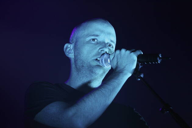 The US American musician and singer Moby born September 11, 1965 in ...