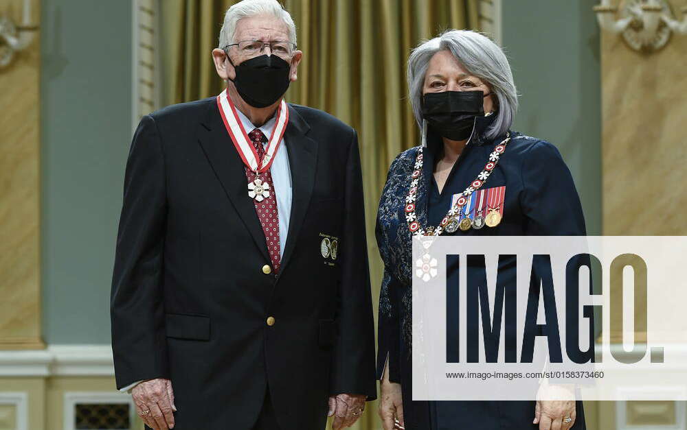 May 6, 2022, Ottawa, ON, CAN: Eldon C. Godfrey of Calgary is invested ...