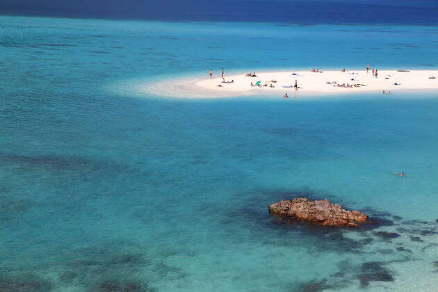 Saipan, Northern Marianas Islands, Micronesia: turquoise blue water of ...