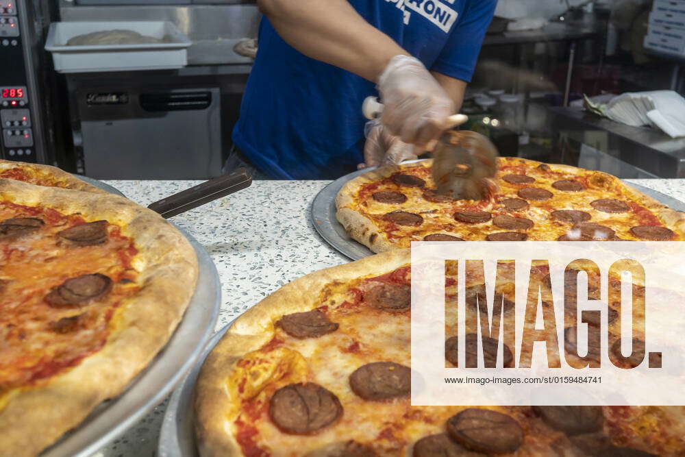 Yikes! Pepsi-Roni Pizza in New York Pies prepared at the Pepsi Cola Co ...