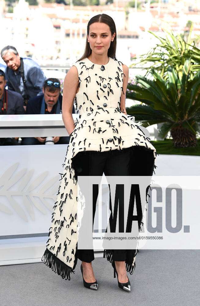 Alicia Vikander in Louis Vuitton at the 'Irma Vep' 75th Cannes Film  Festival Photocall