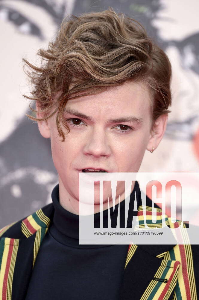 Thomas Brodie Sangster at the premiere of the FX on Hulu TV series