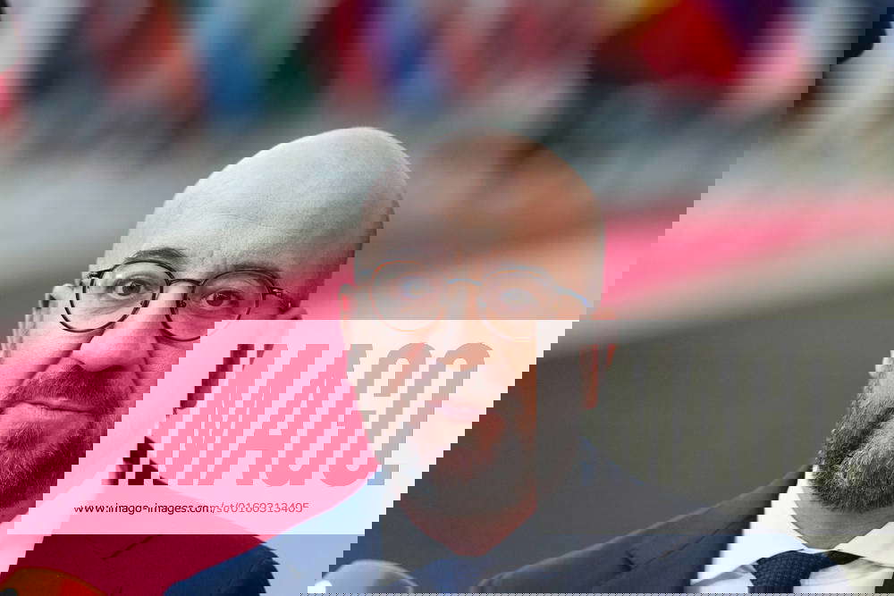 Arrival of Charles Michel, head of the Council of Europe. The 27 member