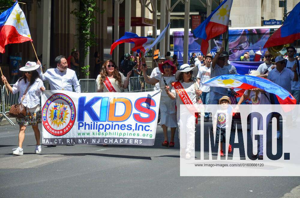 Philippine Independence Day Parade in NYC Participants march up Madison