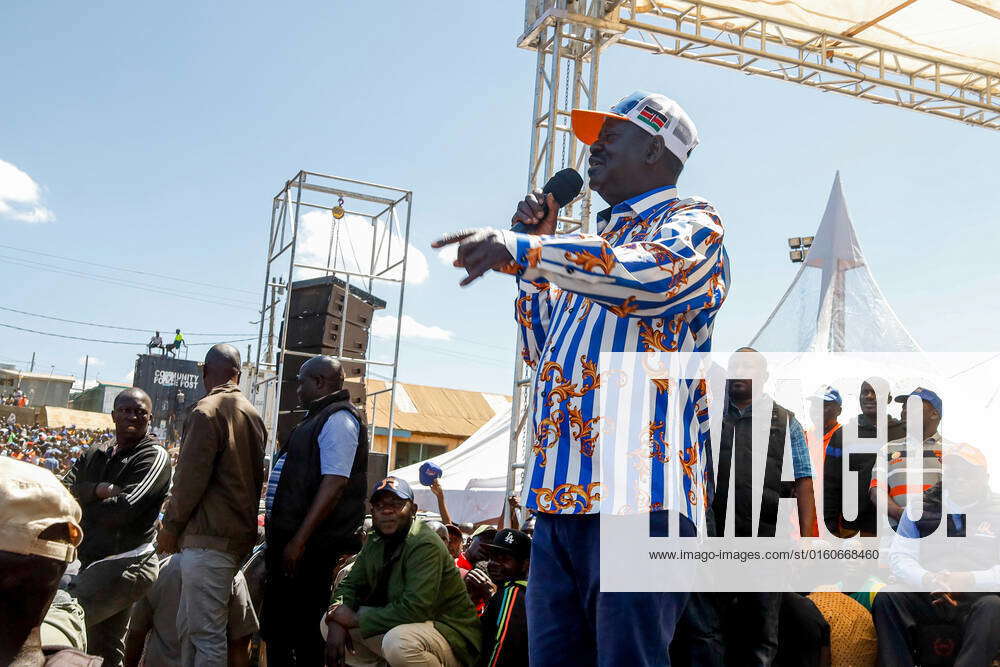 June 5, 2022, Nairobi, Kenya: Azimio La Umoja Presidential Candidate ...