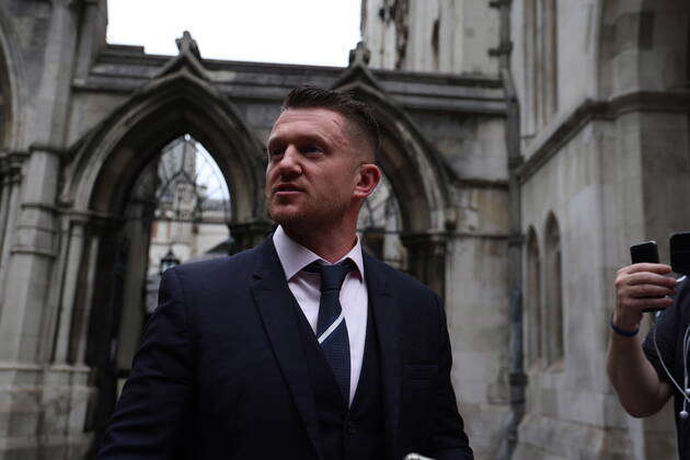 . 23 04 2024. London, United Kingdom. Stephen Yaxley Lennon Westminster ...